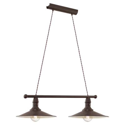 Lampa suspendata STOCKBURY antique-brown, beige 220-240V,50/60Hz IP20
