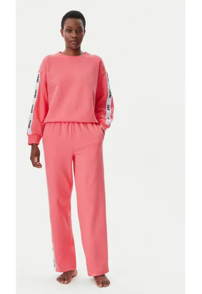 Pijama dama - 305145598 - Bumbac/Poliester - Roz