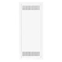 Flush-mounted media enclosure 5-rows - solid wall