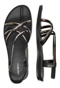 Sandale dama - material negru
