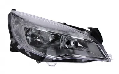 Far dreapta (H7, reglaj electric, cu motoras, fundal cromat) OPEL ASTRA 2009-2012