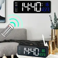 Ceas digital cu afisaj LED mare, 38.7 cm