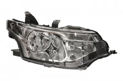 Far fata dreapta (H7 HB3 PY21W W5W, electric, fara motoras, culoare interior: negru, culoare semnalizator: transparent) potrivit MITSUBISHI OUTLANDER III