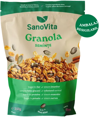 Granola cu seminte, 350g, SanoVita