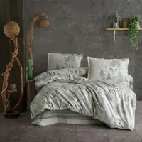 Lenjerie de pat ranforce clasy king size (tuva)
