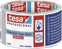 Aluminiu bandă Tesa - Aluminium Tape Universal, 10 m x 50 mm, gri