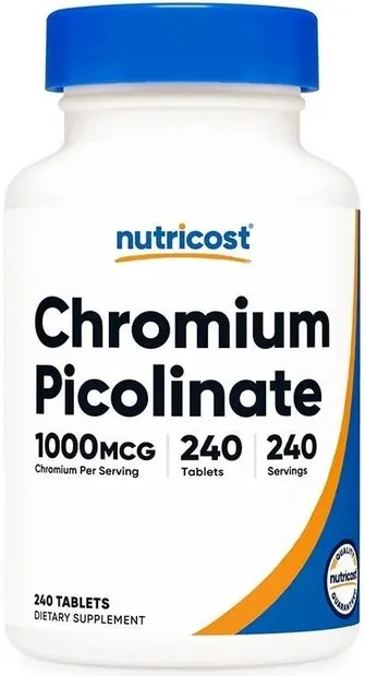 Chromium Picolinate, 1000 mcg, 240 tablete, Nutricost