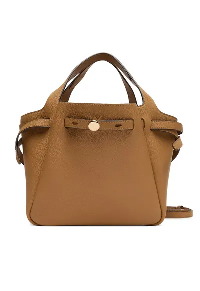 Geanta dama Romy Satchel 227 - piele naturala - culoare Tiramisu