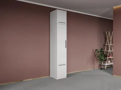 Dulap dormitor Alb 1U cu suprapozabil - Madrid