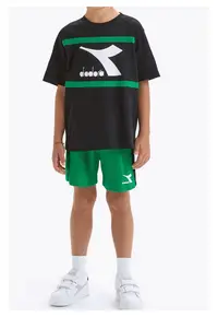 Set de tricou si pantaloni scurti 11402 - Verde/Albastru
