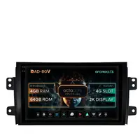 Navigatie Suzuki SX4 Fiat Sedici, Android, V-Octacore 4GB RAM + 64GB ROM, 9.5 Inch - AD-BGV9004+AD-BGRKIT307