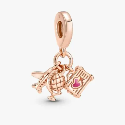 Talisman Pandantiv Travel Rose Cu Argint