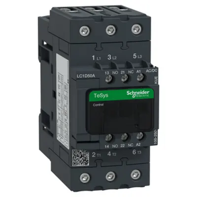 Contactor Tesys D - 3P -= 440 V - 50 A Ac-3 - 100 - 250 V C.A/C.C Bobina