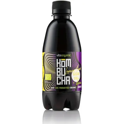 Kombucha cu Lamaie Indulcita cu Stevie Ecologica/Bio 330ml