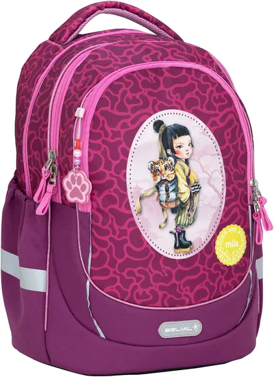 Rucsac cu fund rigid Belmil Miia - Yuki, 2 compartimente