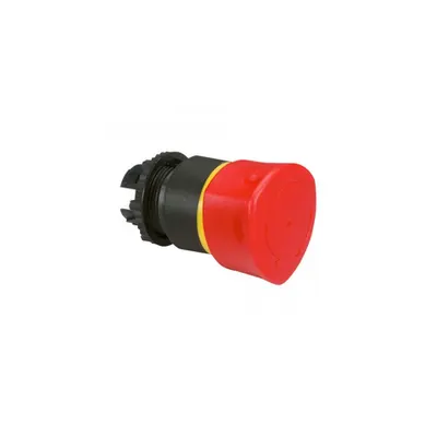 Osmoz non illuminated stay-put mushroom head - push-turn EN 418 - rosu u009DØ40