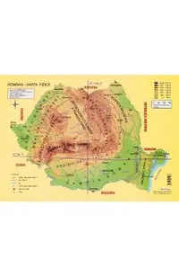 Plansa: Romania. Harta fizica