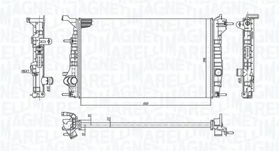 Radiator motor (Manual) potrivit RENAULT FLUENCE, GRAND SCENIC III, MEGANE, MEGANE III, SCENIC III 1.6ALK-2.0D