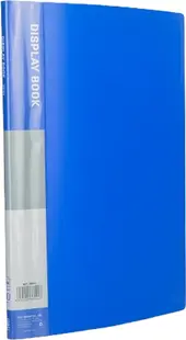 Mapa cu 10 de buzunare Deli Classic - E38144, A4, albastra