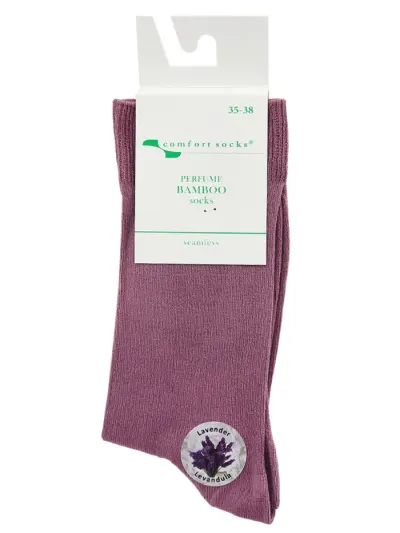 Comfort Sosete bambus parfumate(Lavender) pentru femei 35-38