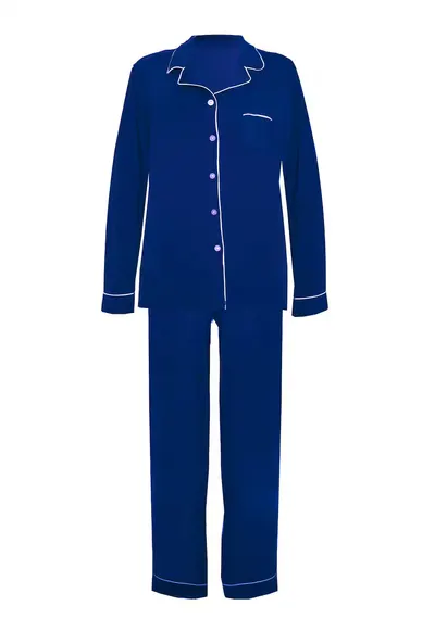 Pijama dama PFI125 - Bleumarin