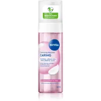 NIVEA Caring spuma de curatare pentru piele uscata spre sensibila 150 ml