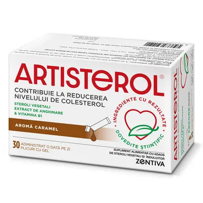 Artisterol aroma caramel, Zentiva | 30 plicuri cu gel