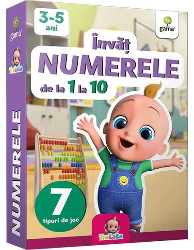 Învăț numerele de la 1 la 10 - Paperback brosat
