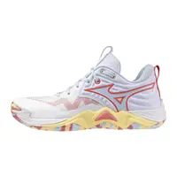 Pantofi de interior femei Mizuno Wave Momentum Elite, albi