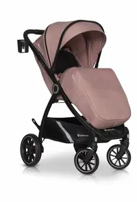 Carucior pentru nou-nascut Euro-Cart Corso cu cadru din aluminiu Rose