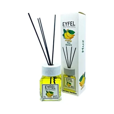 Odorizant camera cu betisoare Eyfel, 120 ml, Parfum de Banane Engros