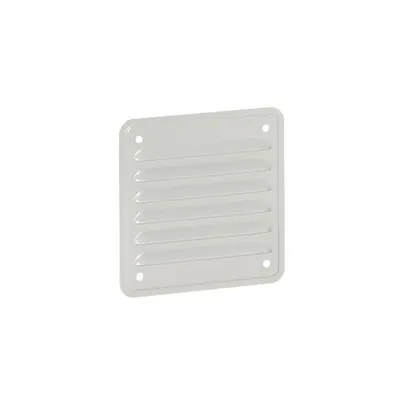 Metal louvre - IP32 - IK10 - 138x138 mm - RAL 7035