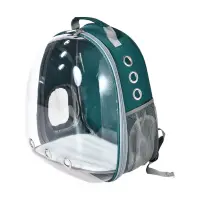Rucsac Transport 4DOG DELUXE Transparent Verde