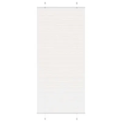 vidaXL Jaluzea plisată alb 85x200 cm Lățime țesătură 84,4cm poliester
