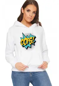 Hanorac dama alb - Oops
