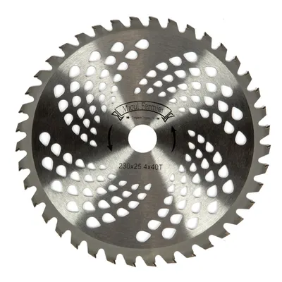 Disc motocoasa Micul Fermier, 40T, vidia, grosime 1mm, Ø230mm