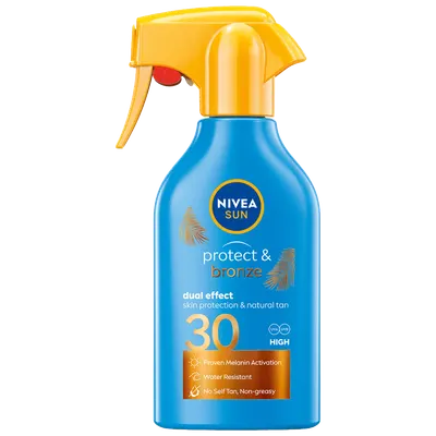 Spray cu protectie solara SPF30 Protect & Bronze Trigger, 270ml, Nivea
