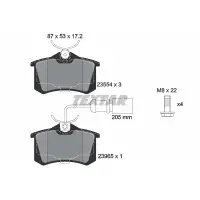 Set placute frana, frana disc TEXTAR 2355403