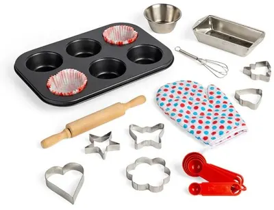 Set de joacă Bigjigs - Accesorii de copt, Young Chef