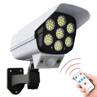 Camera falsa cu panou solar, 77 LED, senzor de miscare