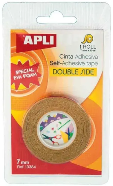 Banda autoadeziva craft APLI - 10 m, cu rupere usoara