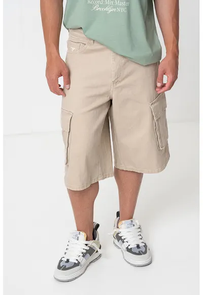 Bermude cargo relaxed fit - Bej