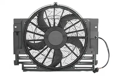 Ventilator radiator (cu carcasa) potrivit BMW X5 (E53) 3.0-4.8 01.00-12.06