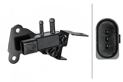 Senzor presiune gaze evacuare (numar pini: 3) potrivit OPEL ANTARA A 2.2D 12.10-12.15
