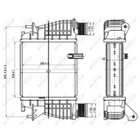 Intercooler, compresor NRF 30866