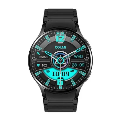COLMI i28 Ultra Black Magnetic - Smartwatch 1.43 AMOLED Always-On, AI GPT Assistant, Bluetooth 5.3, Prayer Times, Curea Magnetica Neagra, IP68