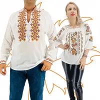 Set Traditional Cuplu 409 Camasi traditionale cu broderie