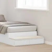 vidaXL Sertare pentru pat Alb 80 x 36,5 x 16,5 cm Lemn prelucrat