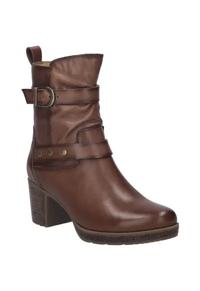 Botine femei Gloria 07 - piele naturala - marron