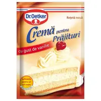 Mix de cremă pentru prăjituri cu gust de vanilie Dr. Oetker 50 g, 30 plicuri Engros